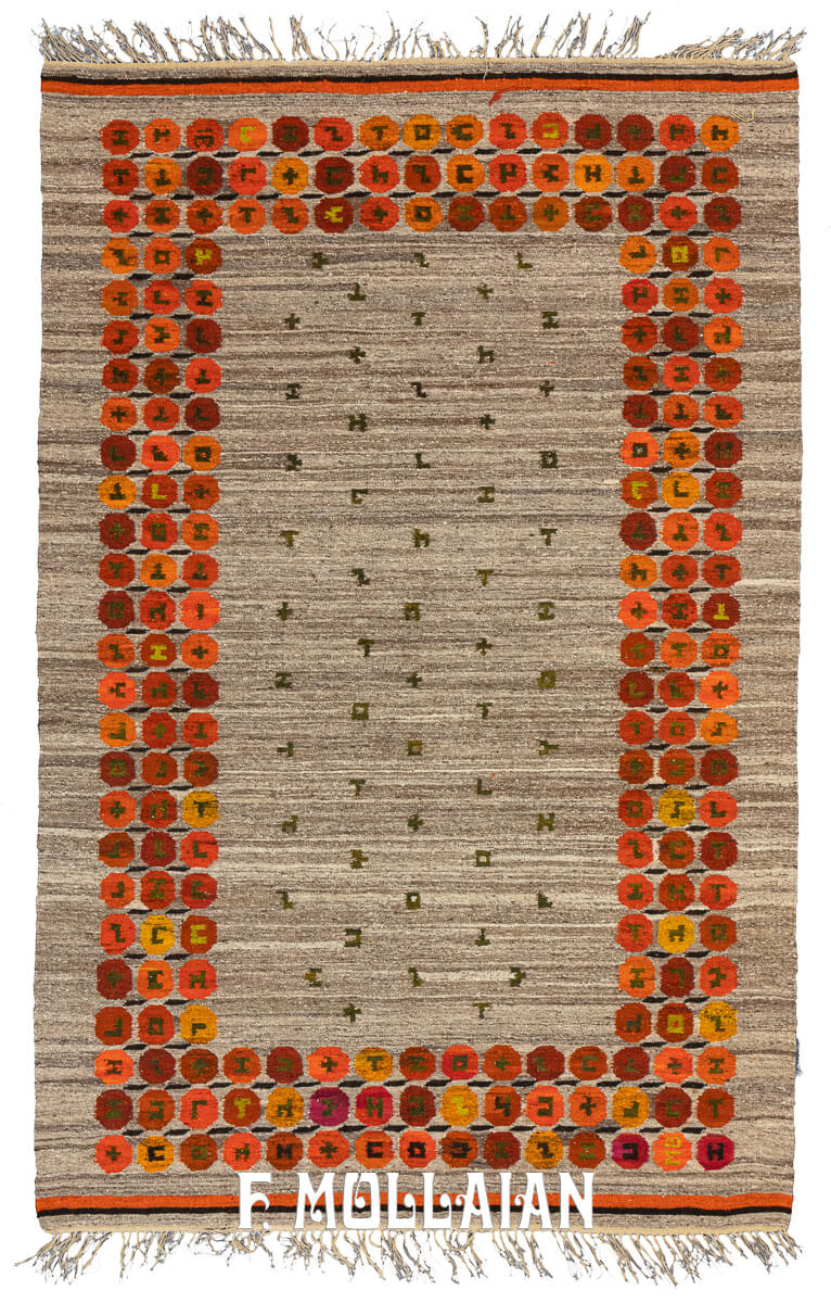 Scandinavian Rollakan Swedish Rug n°:984364